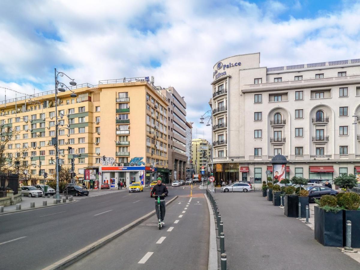 Appartement Victoriei Blue à Bucarest Extérieur photo